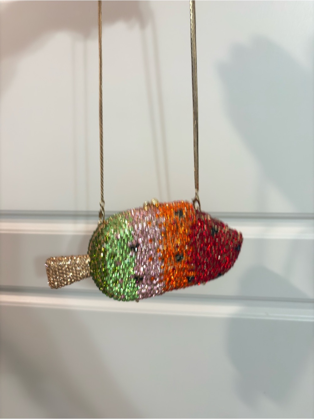 Crystal-Embellished Multicolor Ice Cream Pop Crossbody Bag - Unbranded - Picture 6 of 6
